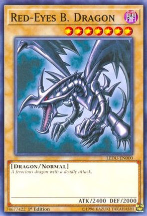 Red-Eyes B. Dragon (Common / Short Print) [LEDU-EN000] 1st Edition