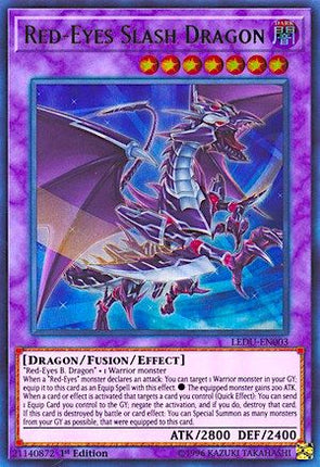 Red-Eyes Slash Dragon (Ultra Rare) [LEDU-EN003] 1st Edition