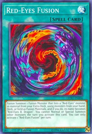Red-Eyes Fusion (Common / Short Print) [LEDU-EN006] 1st Edition