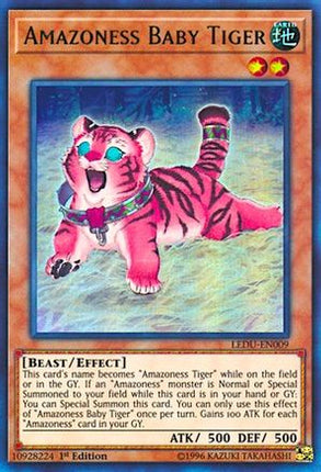 Amazoness Baby Tiger (Ultra Rare) [LEDU-EN009] 1st Edition