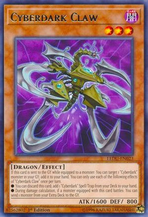 Cyberdark Claw (Rare) [LEDU-EN023] 1st Edition