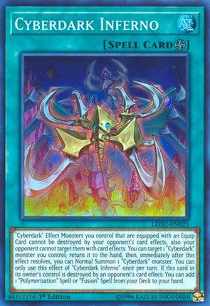 Cyberdark Inferno (Super Rare) [LEDU-EN025] 1st Edition