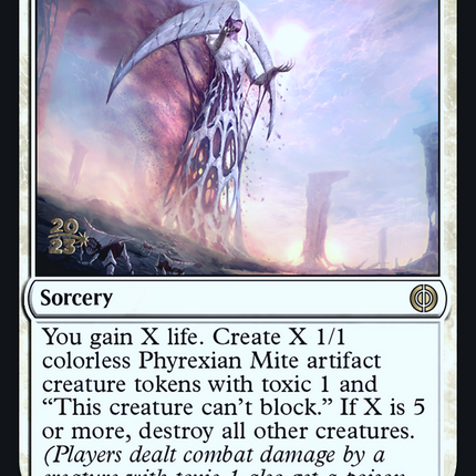 White Sun's Twilight [Phyrexia: All Will Be One Promos] Prerelease Foil