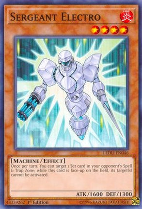 Sergeant Electro (Common / Short Print) [LEDU-EN046] 1st Edition