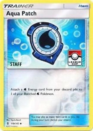 Aqua Patch - 119/145 (League Cup) [Staff] [League & Championship Cards] Reverse Holofoil