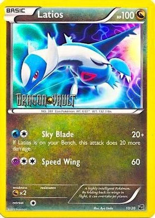 Latios - 10/20 (Dragon Vault) [Blister Exclusives] Holofoil