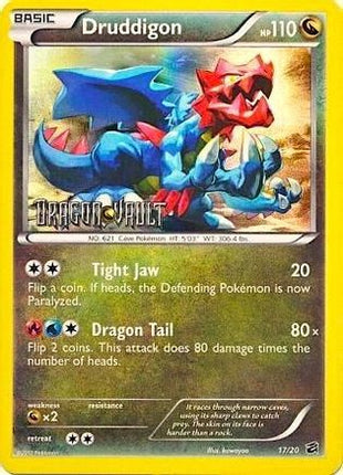Druddigon - 17/20 (Dragon Vault) [Blister Exclusives] Holofoil