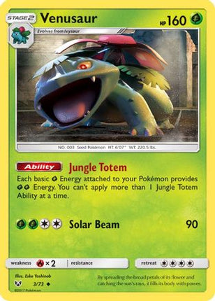 Venusaur - 3/73 [Shining Legends]