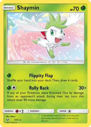 Shaymin - 7/73 [Shining Legends] Holofoil