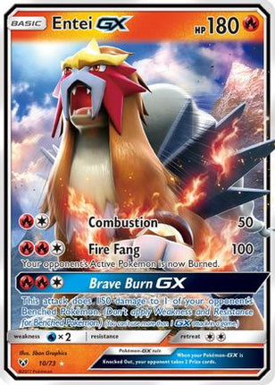 Entei GX - 10/73 [Shining Legends] Holofoil