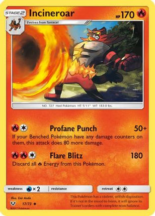 Incineroar - 17/73 [Shining Legends]