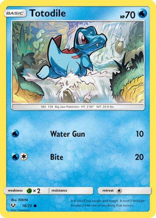 Totodile - 18/73 [Shining Legends] Reverse Holofoil