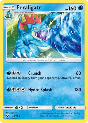 Feraligatr - 20/73 [Shining Legends] Reverse Holofoil