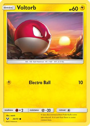 Voltorb - 30/73 [Shining Legends] Reverse Holofoil