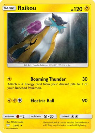 Raikou - 32/73 [Shining Legends] Holofoil