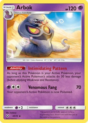 Arbok - 37/73 [Shining Legends] Reverse Holofoil