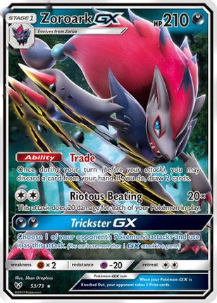 Zoroark GX - 53/73 [Shining Legends] Holofoil