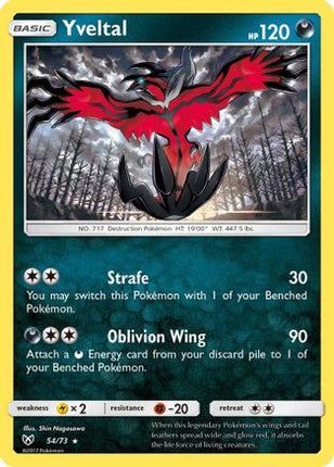 Yveltal - 54/73 [Shining Legends] Reverse Holofoil