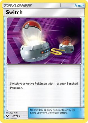 Switch - 67/73 [Shining Legends] Reverse Holofoil