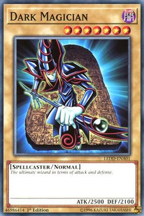 Dark Magician (Common / Short Print) [LEDD-ENA01] Legendary Dragon Decks 1st Edition