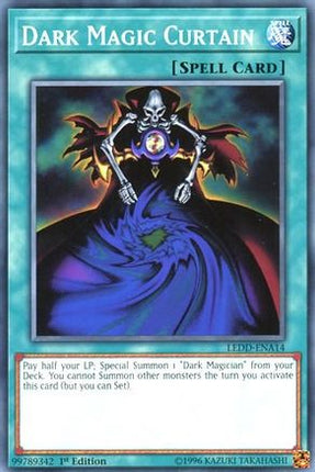 Dark Magic Curtain (Common / Short Print) [LEDD-ENA14] Legendary Dragon Decks 1st Edition