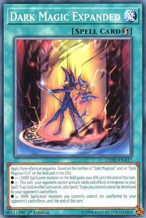 Dark Magic Expanded (Common / Short Print) [LEDD-ENA17] Legendary Dragon Decks 1st Edition
