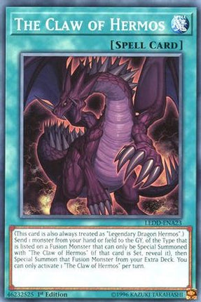 The Claw of Hermos (Common / Short Print) [LEDD-ENA23] Legendary Dragon Decks 1st Edition