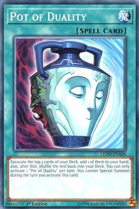 Pot of Duality (Common / Short Print) [LEDD-ENA26] Legendary Dragon Decks 1st Edition