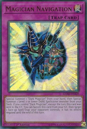 Magician Navigation (Ultra Rare) [LEDD-ENA29] Legendary Dragon Decks 1st Edition