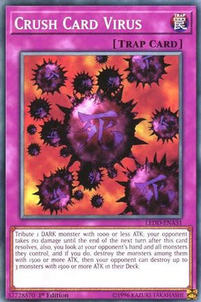 Crush Card Virus (Common / Short Print) [LEDD-ENA31] Legendary Dragon Decks 1st Edition