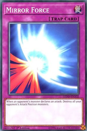 Mirror Force (Common / Short Print) [LEDD-ENA32] Legendary Dragon Decks 1st Edition