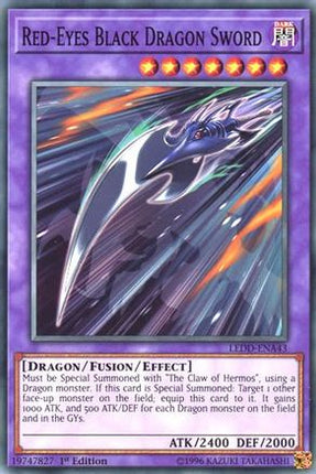 Red-Eyes Black Dragon Sword (Common / Short Print) [LEDD-ENA43] Legendary Dragon Decks 1st Edition