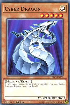 Cyber Dragon (Common / Short Print) [LEDD-ENB01] Legendary Dragon Decks 1st Edition