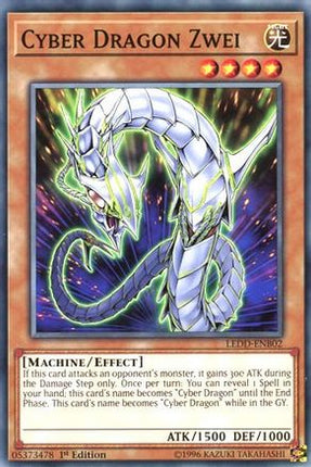 Cyber Dragon Zwei (Common / Short Print) [LEDD-ENB02] Legendary Dragon Decks 1st Edition