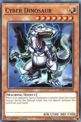 Cyber Dinosaur (Common / Short Print) [LEDD-ENB08] Legendary Dragon Decks 1st Edition