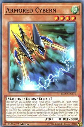 Armored Cybern (Common / Short Print) [LEDD-ENB10] Legendary Dragon Decks 1st Edition