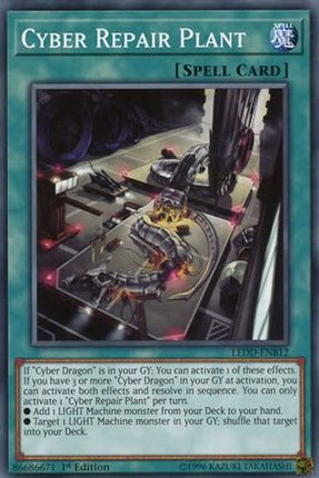 Cyber Repair Plant (Common / Short Print) [LEDD-ENB12] Legendary Dragon Decks 1st Edition