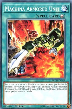 Machina Armored Unit (Common / Short Print) [LEDD-ENB19] Legendary Dragon Decks 1st Edition