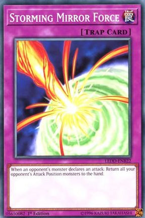 Storming Mirror Force (Common / Short Print) [LEDD-ENB22] Legendary Dragon Decks 1st Edition