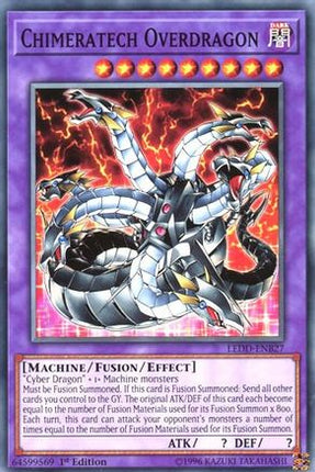 Chimeratech Overdragon (Common / Short Print) [LEDD-ENB27] Legendary Dragon Decks 1st Edition