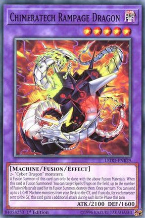 Chimeratech Rampage Dragon (Common / Short Print) [LEDD-ENB29] Legendary Dragon Decks 1st Edition