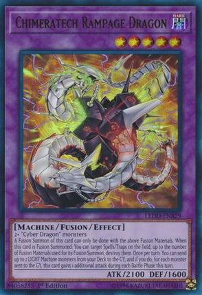 Chimeratech Rampage Dragon (UR) (Ultra Rare) [LEDD-ENB29] Legendary Dragon Decks 1st Edition
