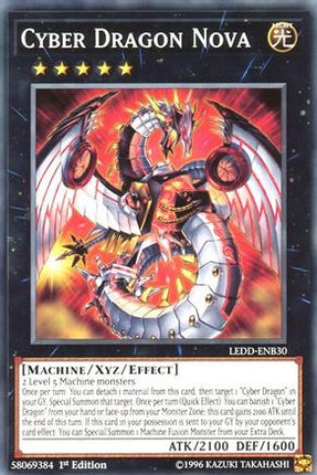 Cyber Dragon Nova (Common / Short Print) [LEDD-ENB30] Legendary Dragon Decks 1st Edition