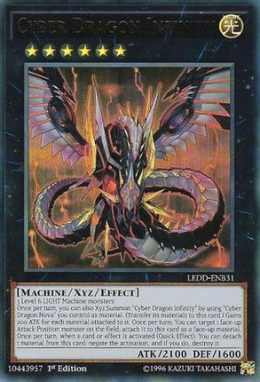 Cyber Dragon Infinity (Ultra Rare) [LEDD-ENB31] Legendary Dragon Decks 1st Edition