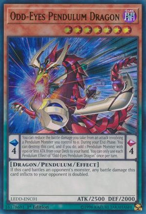 Odd-Eyes Pendulum Dragon (UR) (Ultra Rare) [LEDD-ENC01] Legendary Dragon Decks 1st Edition
