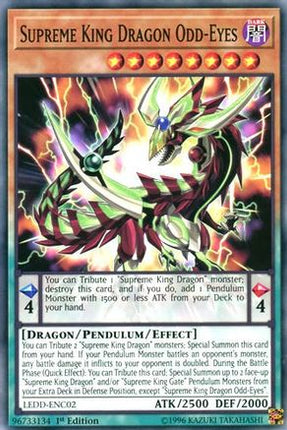Supreme King Dragon Odd-Eyes (Common / Short Print) [LEDD-ENC02] Legendary Dragon Decks 1st Edition