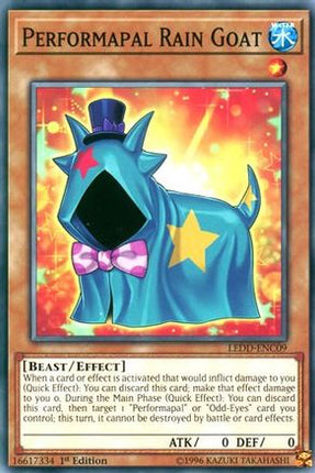 Performapal Rain Goat (Common / Short Print) [LEDD-ENC09] Legendary Dragon Decks 1st Edition