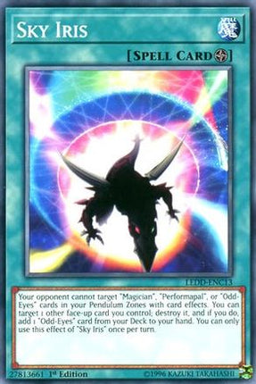 Sky Iris (Common / Short Print) [LEDD-ENC13] Legendary Dragon Decks 1st Edition