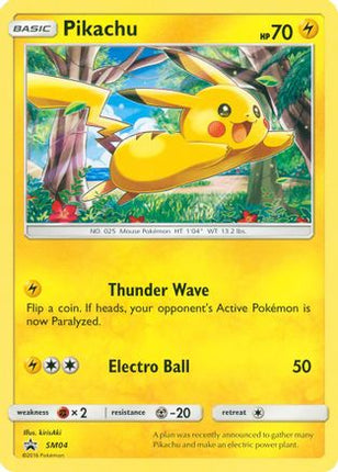 Pikachu - SM04 (Target Non-Holo) (SM04) [SM Promos]