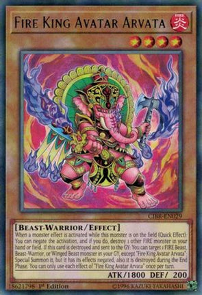 Fire King Avatar Arvata (Rare) [CIBR-EN029] Unlimited